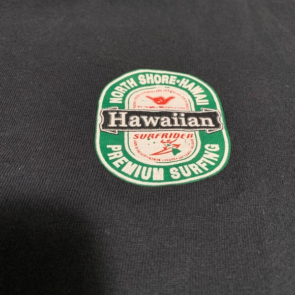 ❌SOLD❌North Shore Hawaiian Surf Rider Shirt Black - Picture 2 of 5